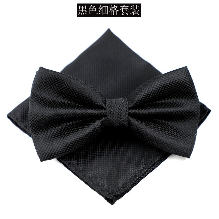 Мужское платье в клетку с галстуком-бабочкой с квадратным полотенцем сплошной цвет жених