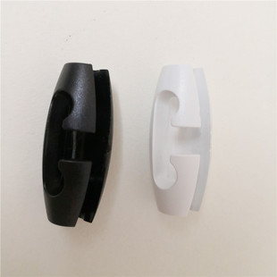 Factory Direct Daily card line buckle wire regulator, wire length and height adjustment buckle black and white