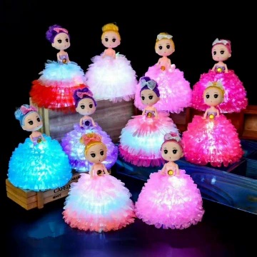 Silver glow doll