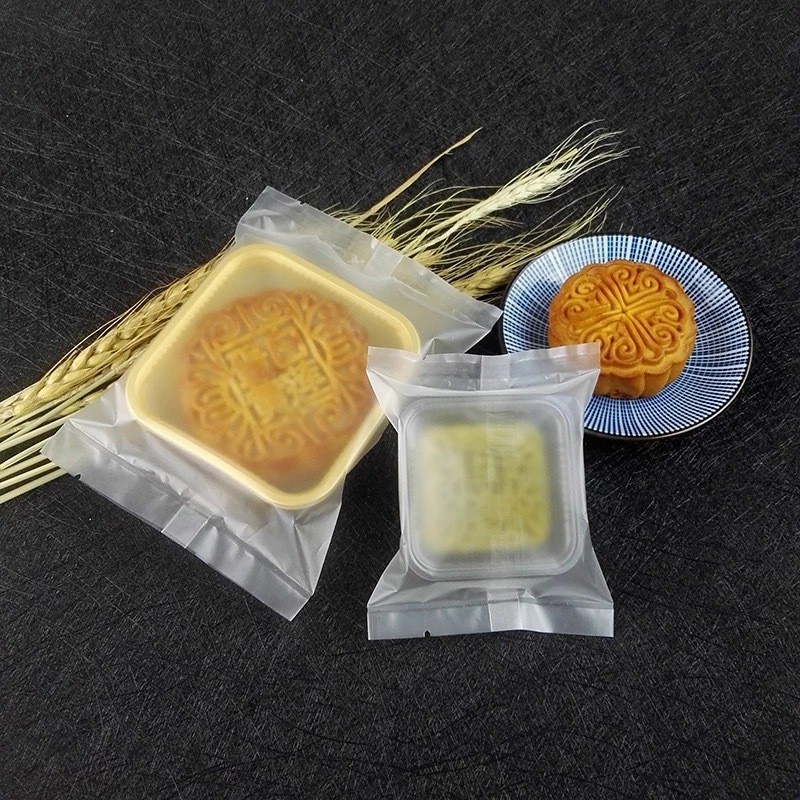 半透明磨砂机封袋饼干烘焙食品袋月饼袋雪花酥包装袋花茶袋现货