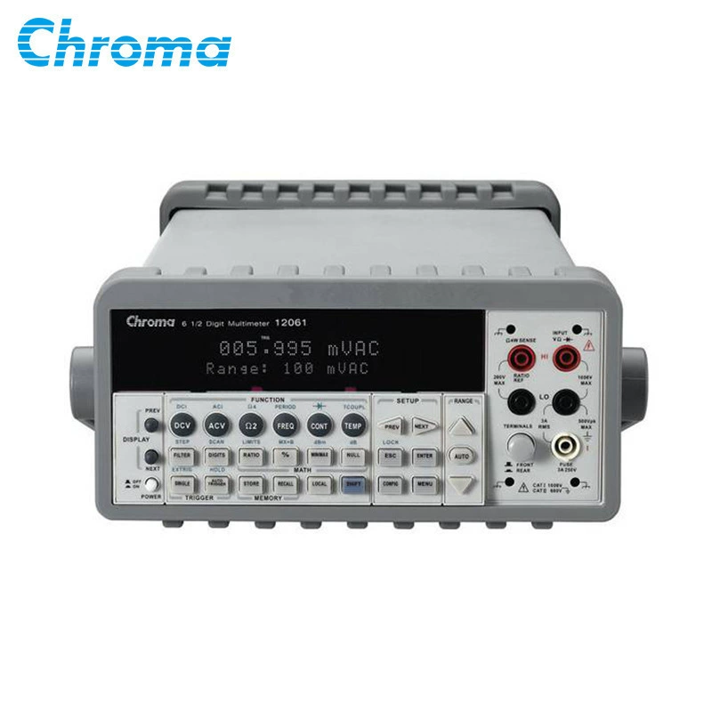 Настольный цифровой мультиметр Chroma12061 Zhongmao, шестизначный многофункциональный измеритель, оригинальный из Тайваня
