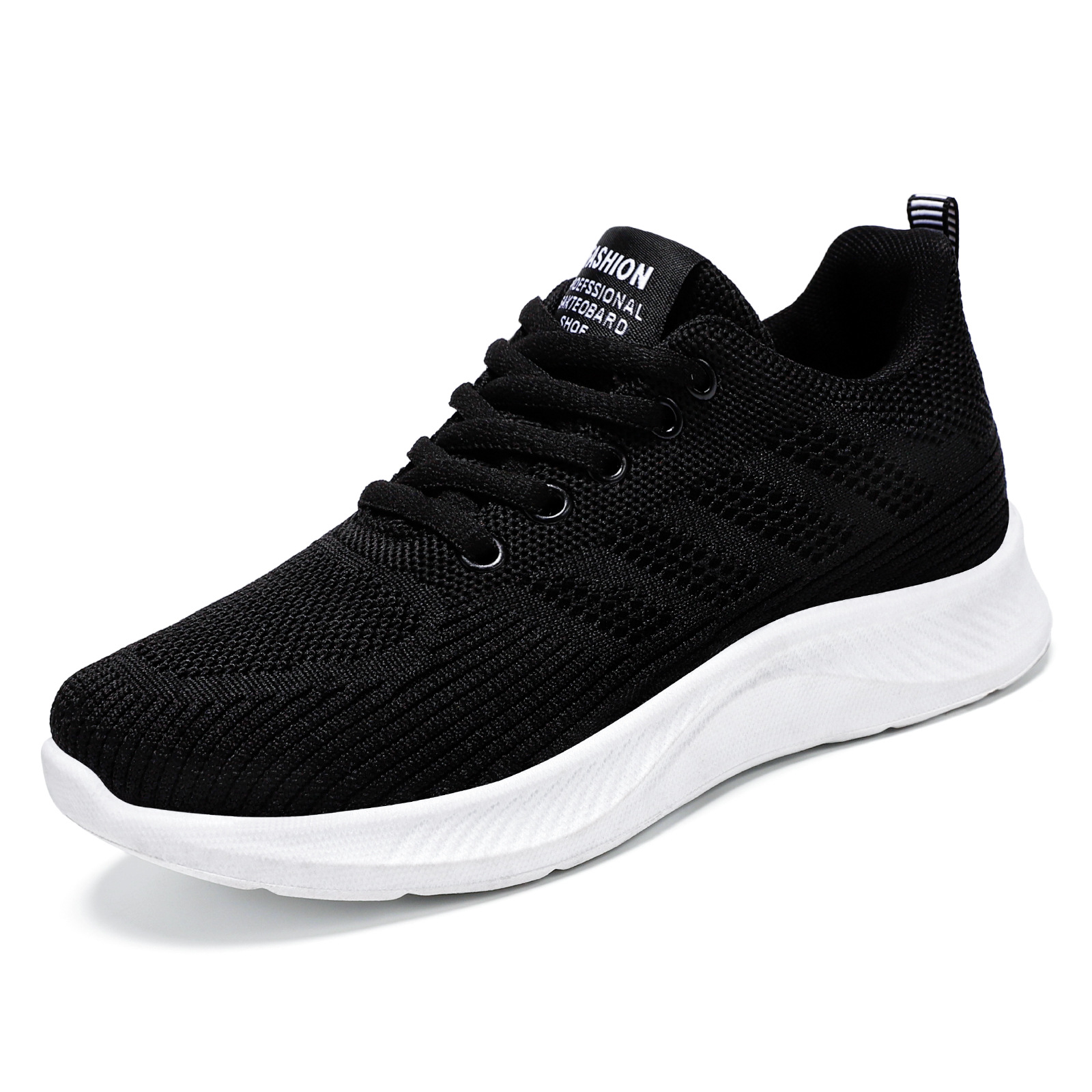 Zapatos de madres 2026 primavera zapatos casuales de color de mujer zapatos de malla de tela de vuelo zapatos de deporte transpirables