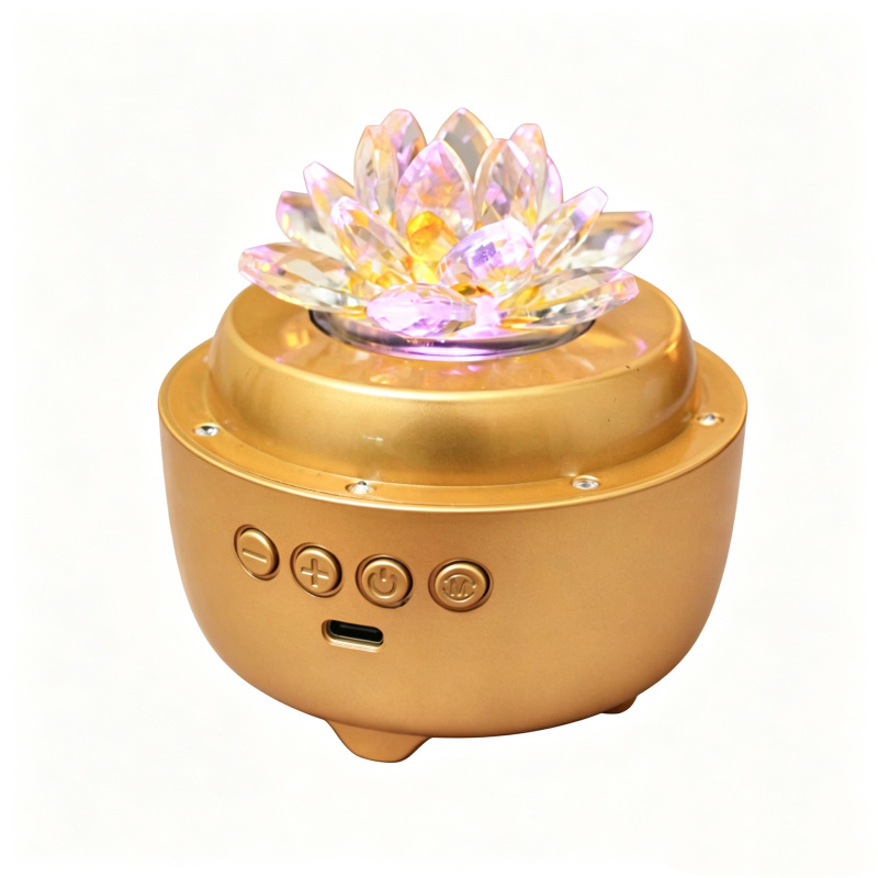 Bluetooth Crystal Speaker, Colorful Crystal Glass Subwoofer, Bluetooth Speaker with Ambient Light, Luminous Gift Speaker, Audio System Bluetooth Crystal Speaker, Colorful Crystal Glass Subwoofer, Bluetooth Speaker with Ambient Light, Luminous Gift Speaker, Audio System