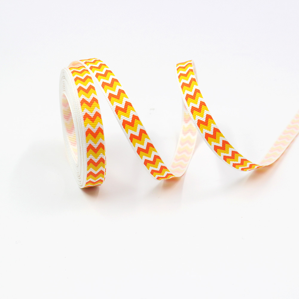 10mm cinta Halloween FIESTA DE Halloween escena decoración arco tocado material letras inglesas cinta de color sólido