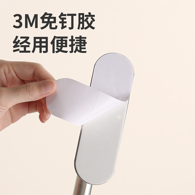 浴室タオルラックステンレス鋼パンチフリーバスルームタオルバーティッシュホルダーシンプルな厚みのある浴室アクセサリーセット|undefined