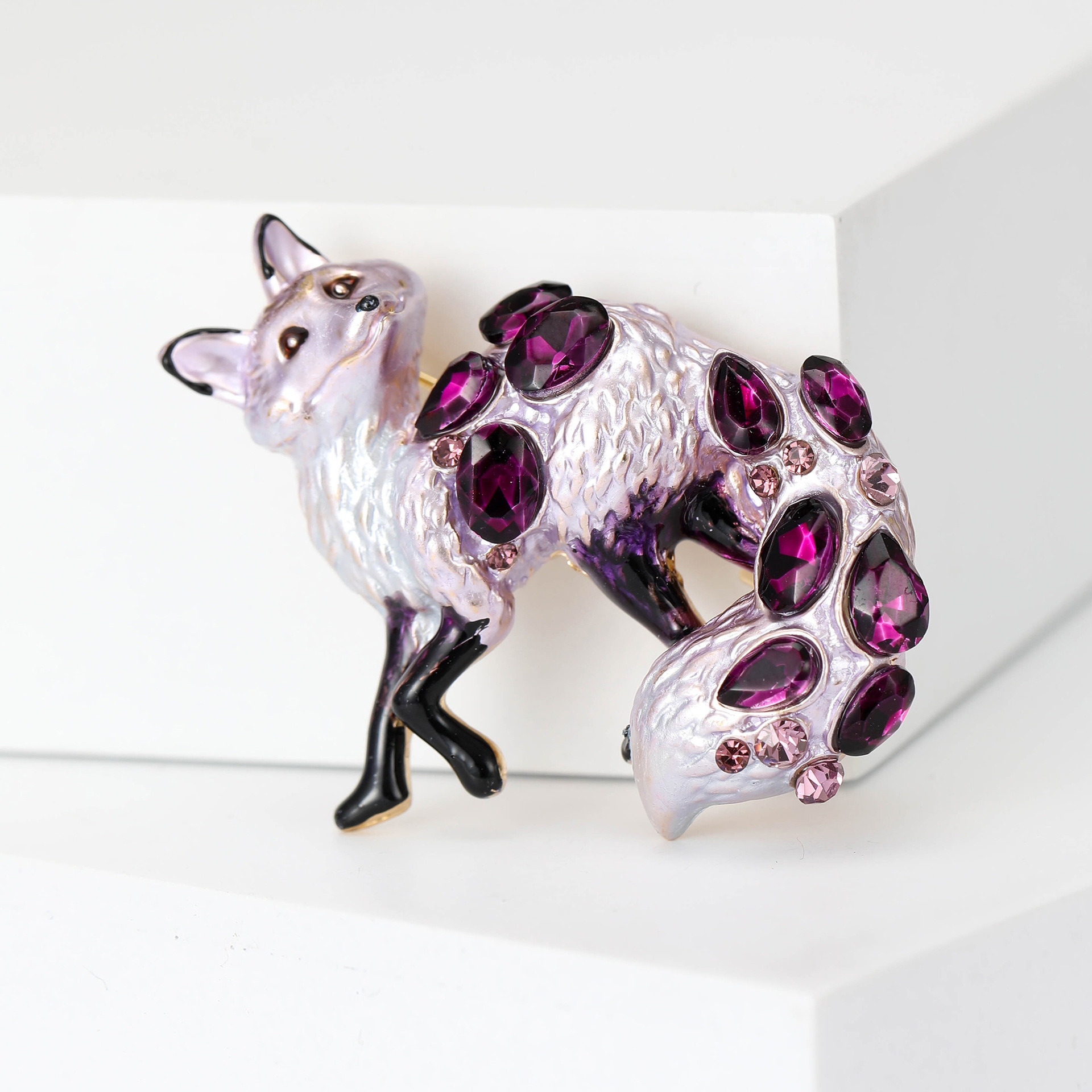 15g Weight Brooches Classification Holiday, Banquet Occasion Alloy Material Fox Pattern Women's Gender Casual, Elegant, Lady Style Casual Elegant Lady Pin Fox Alloy Women's Brooches 7