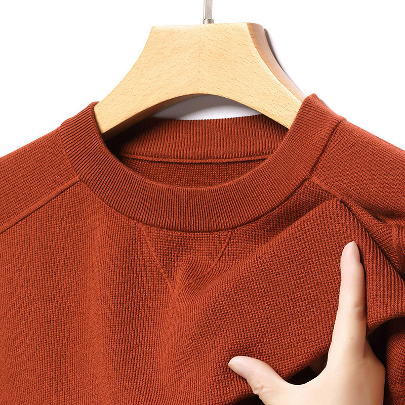 Brand 2026 New Model Wool Sweater for Men, Spring and Autumn Round Neck High-End Casual Loose Knit Sweater, Popular on Live Streaming Brand 2026 New Model Wool Sweater for Men, Spring and Autumn Round Neck High-End Casual Loose Knit Sweater, Popular on Live Streaming