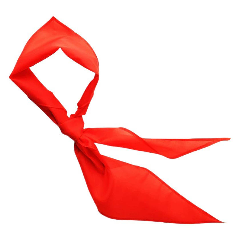 Красный шарф оптом, хлопок толщиной 1,2 метра, большая начальная школа, детский универсальный 1 м, красный шарф национального стандарта, маленький размер