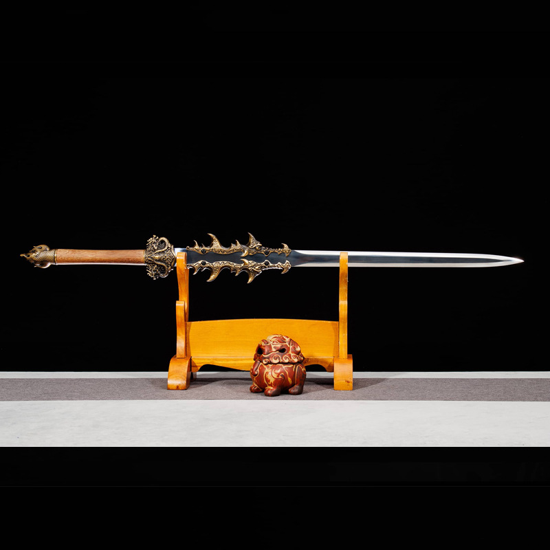 龙泉鼎臣刀剑汉剑诛邪裂魄剑锰钢古代影视道具冷兵器批发未开刃