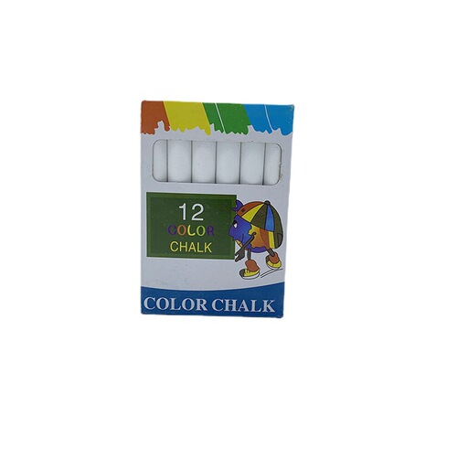 School teaching teacher blackboard utensils 12 pieces of white chalk children learn painting graffiti color white chalk