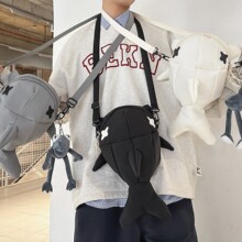创意怪兽背包男女卡通鲨鱼书包潮新款搞怪个性中大学生双肩包跨境