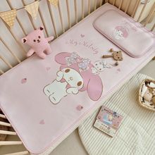 A类婴幼儿夏季高端数码正版三丽鸥冰丝凉席两件套空调席软席水洗