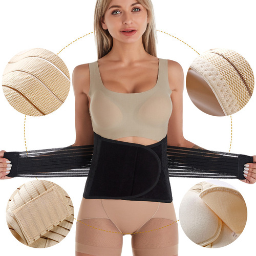 Women's postpartum corset, waist corset, large size sports girdle, body restraint, tight shaping underwear