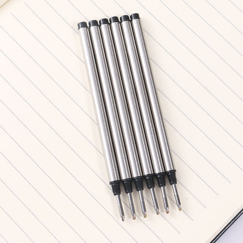 Factory wholesale spot metal thread signature pen refills ball pen neutral pen refills universal refills 0.5mm