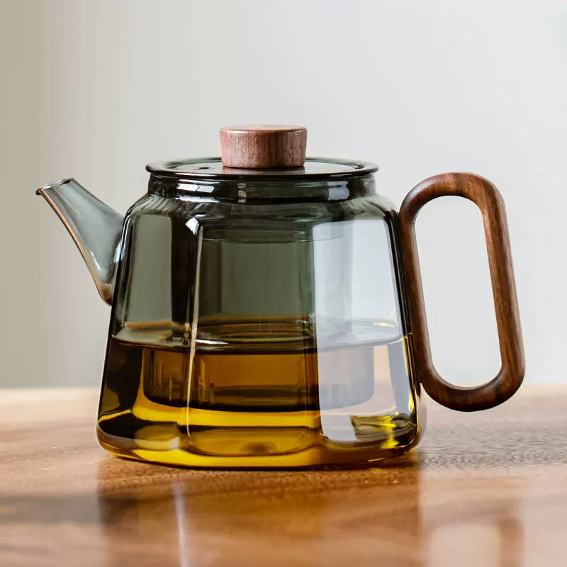 玻璃壶泡茶茶壶高硼硅耐高温玻璃茶具大容量泡茶壶电陶炉可以家用