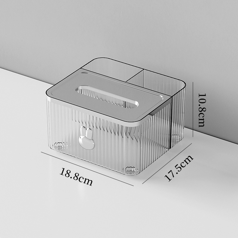 Caja de toallas de papel caja de almacenamiento de mesa de salón creativa caja de almacenamiento de mesa de lujo luz multifunción de almacenamiento de control remoto caja de extracción de papel