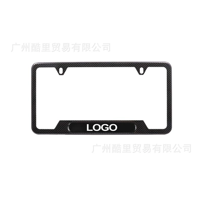 Plate Frame, American License Plate Frame with – License plate holder/license plate holder - carbon-pattern