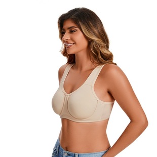 European and American Cross-border Sports Underwear Women's Naked Yoga Clothing Running Fitness plus size Bra Quick-drying Yoga Vest