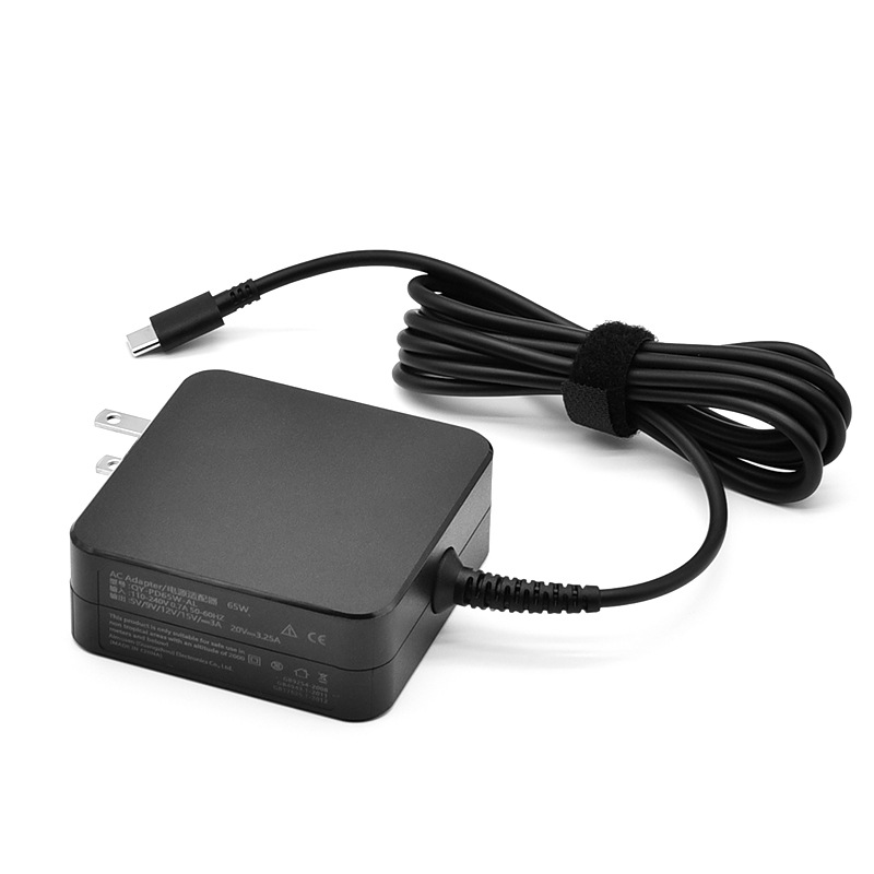 65W Xiaomi Huawei Lenovo ノートブック充電器 3.25A TYPE C 電源アダプタ PD 高速充電に適しています。