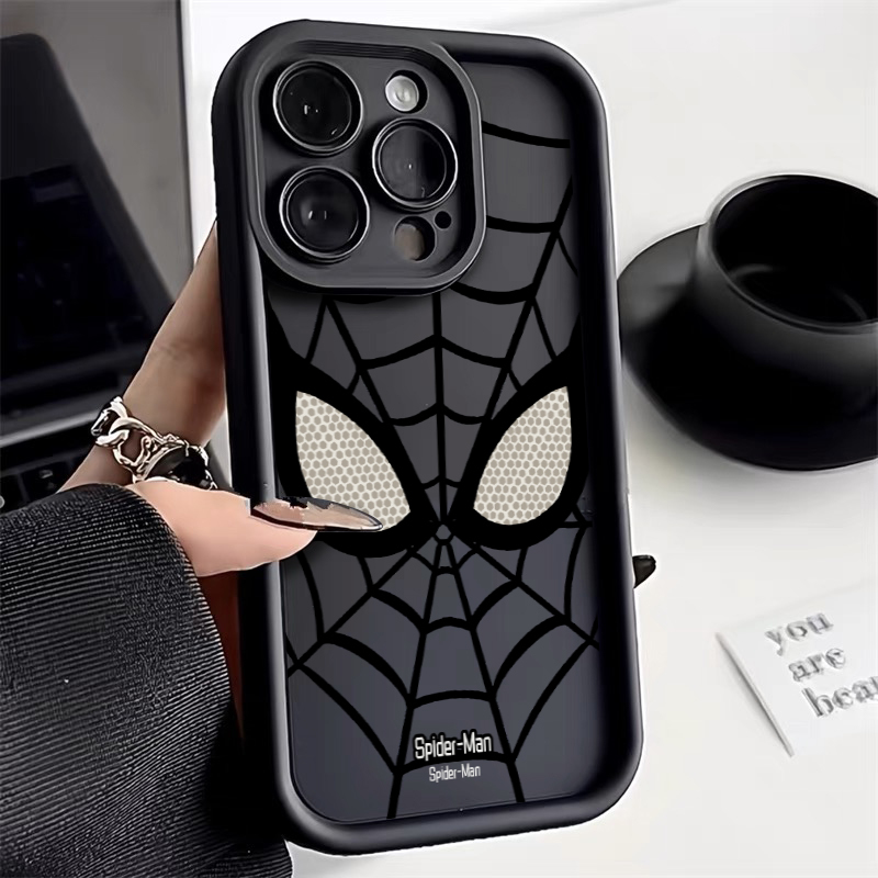 Trendy Spider-Man for Apple 16 Phone Case Cartoon iPhone15Promax No Impact 14 Advanced Sense 13
