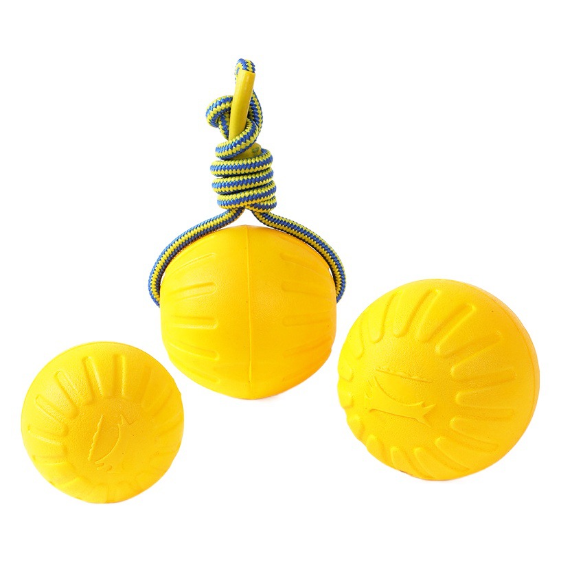 EVA espuma flotante agua juguetes transfronterizos de comercio exterior al por mayor perro entrenamiento mordedura juguetes mascota perro bola resistente a la mordedura