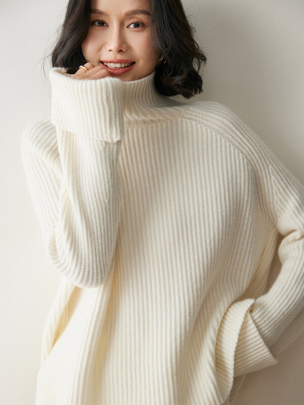 Winter Wear New Style Cotton Vest Turtleneck Sweater Women's Slim Cashmere Sweater Women's Inner Pullover Turtleneck