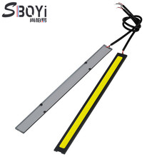 17cm COB日行灯汽车LED日间车灯17CM轻薄高亮直供外贸7色可选12V