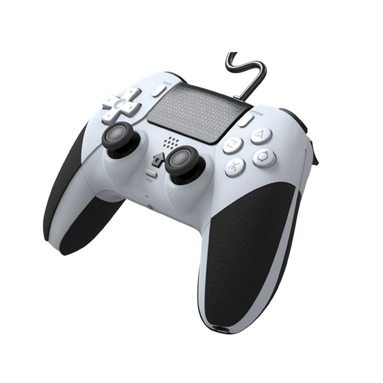 P4 wired game controller P4 wired handle is plugged in and play P4 wired handle with macro programming vibration function