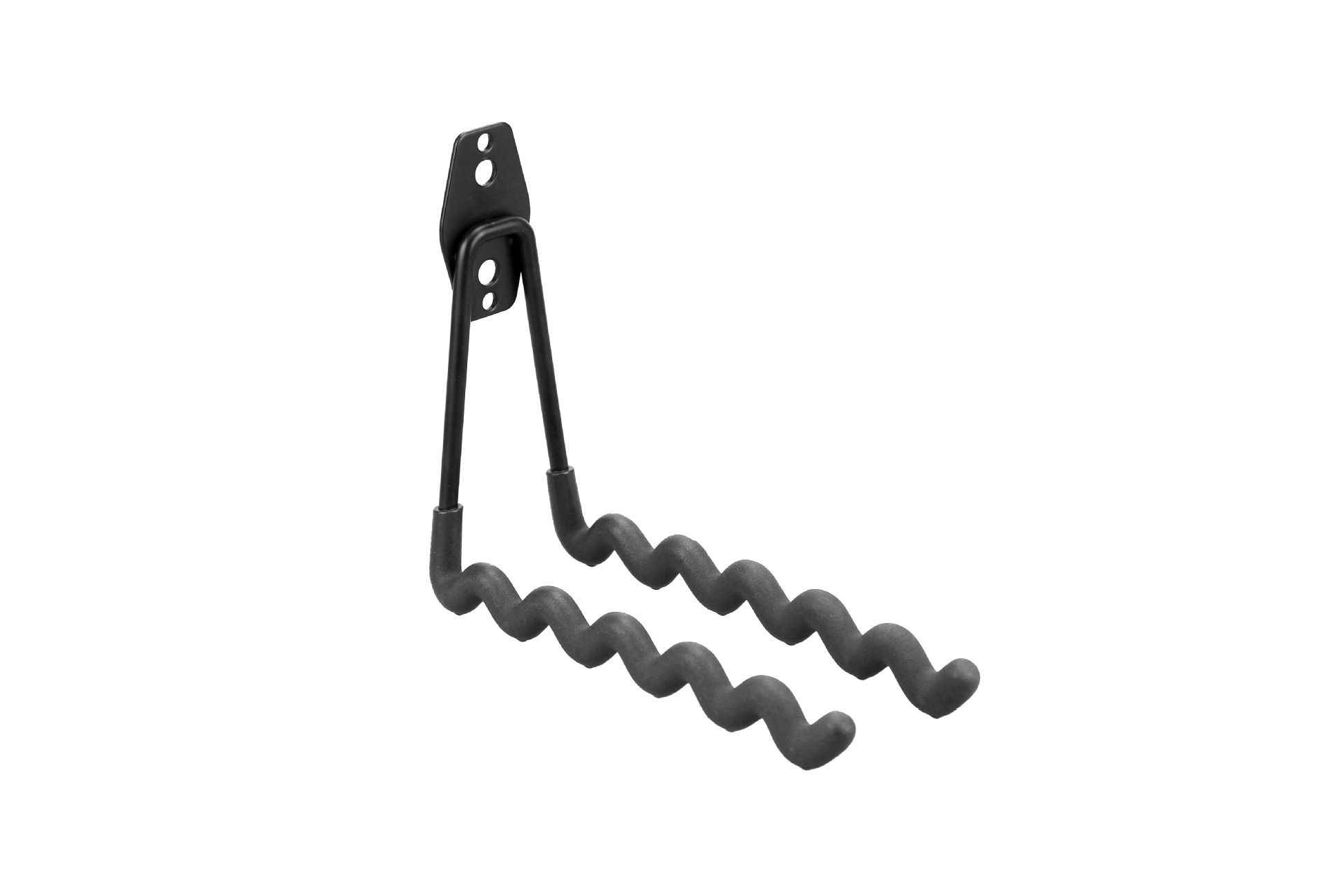 630 # gancho ondulado negro (sin tornillos)