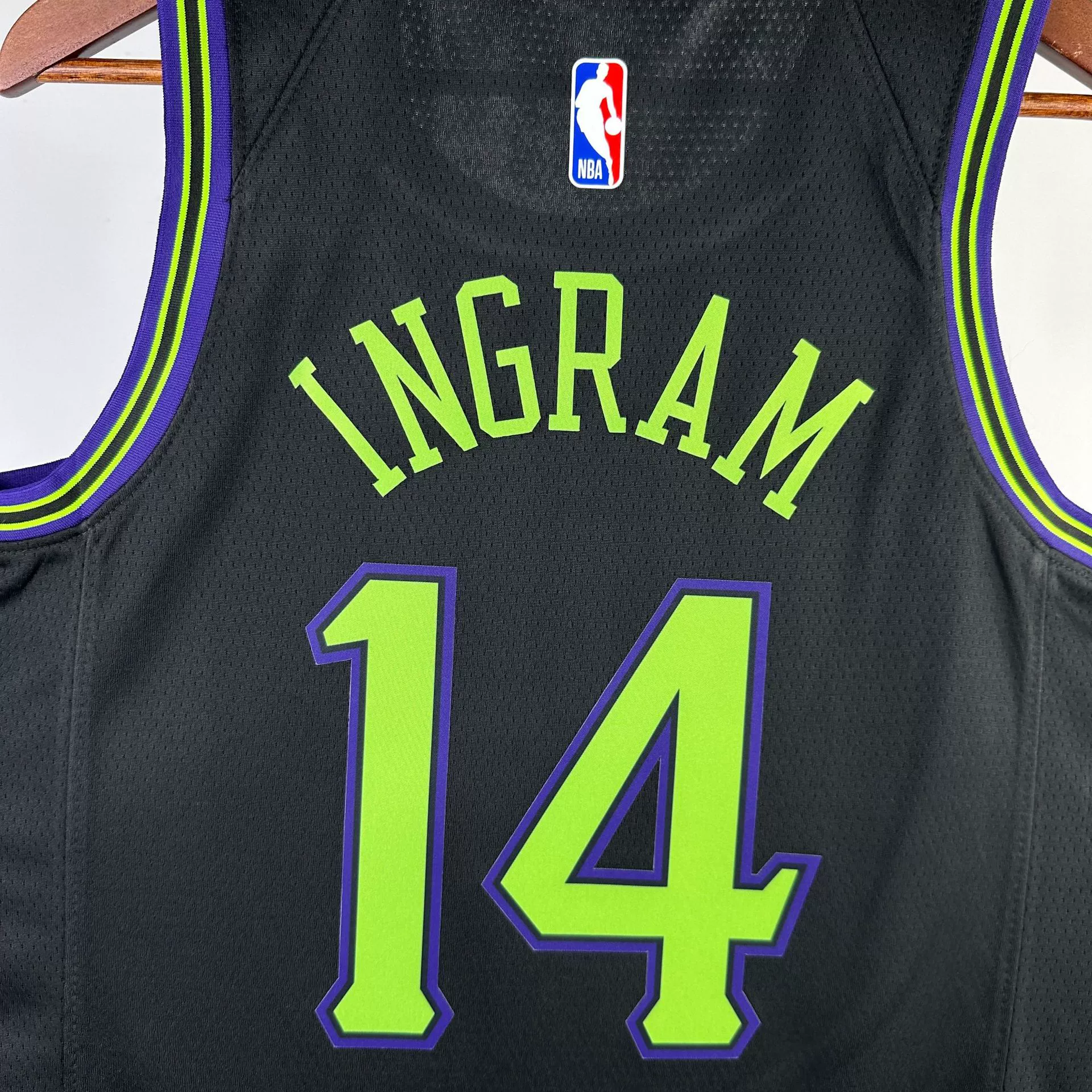 Футболка Pelicans City Edition № 1 Williams 3 McCollum Ingram № 2 Ball NBA Hydrangea