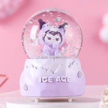 创意迷你发光水晶球树脂摆件日漫公仔发亮玻璃球精品店礼品批发