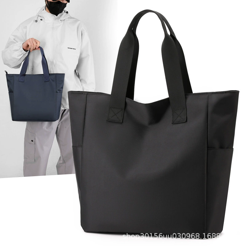 Capacious travel bag, nylon laptop