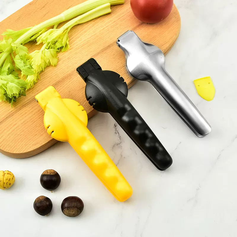 不锈钢栗子开口器板栗夹十字坚果剥壳器剥板栗刀家用核桃板栗夹