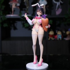 动漫手办批发软体二次元美少女JK兔女郎卯之樱爱意注入摆件玩具