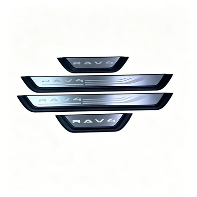 Suitable for Toyota 26 Models Dekorativ pedal başlıqları - 26-models-of-rav4-plastic-door-sill-strips-silver