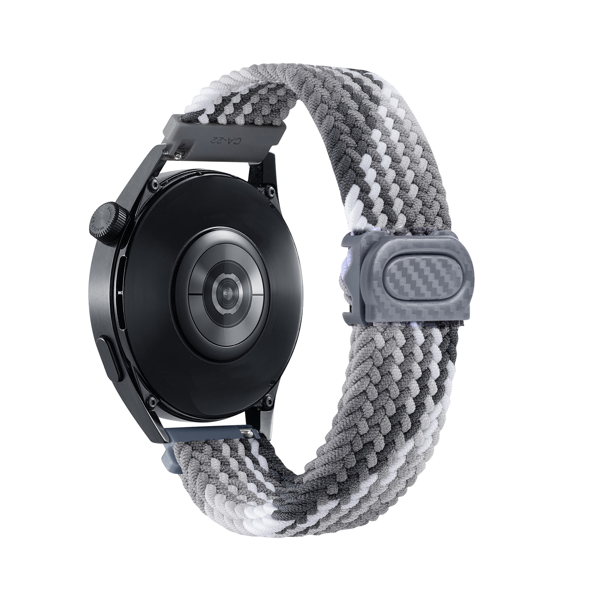 It is suitable for the carbon fiber texture snap braided strap of Samsung watch4657 and the strap of Huawei watch GT345 undefined