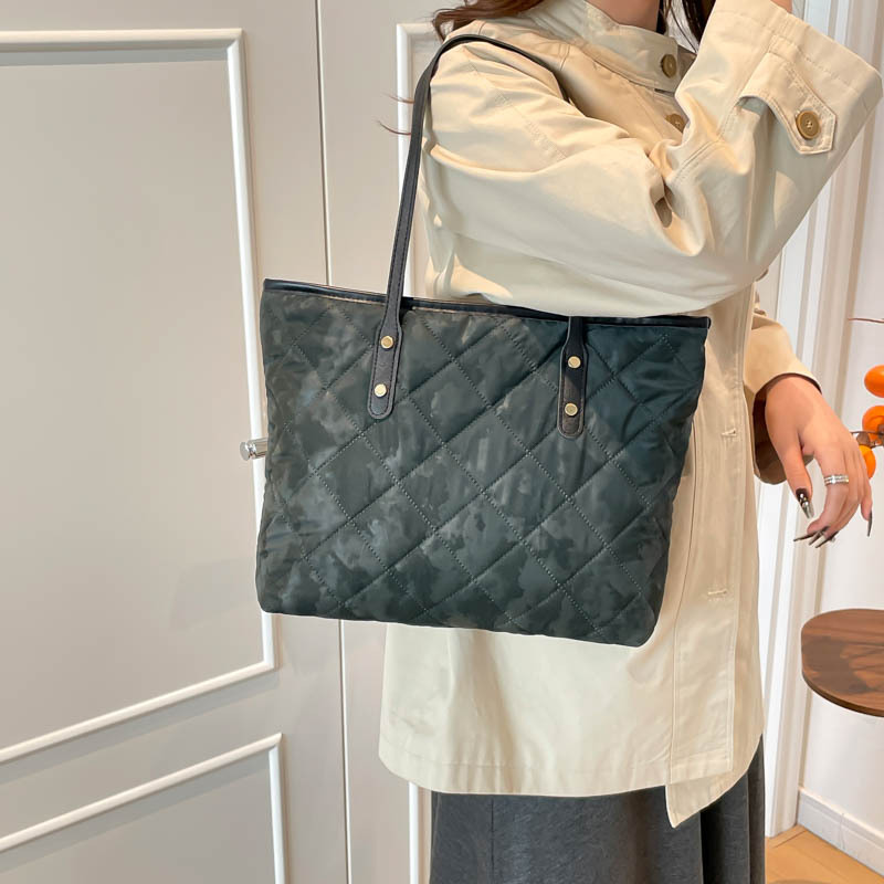 Coreano simple hombro bolsa 2026 nuevo estudiante de clase ropa de algodón de gran capacidad bolsas de viaje