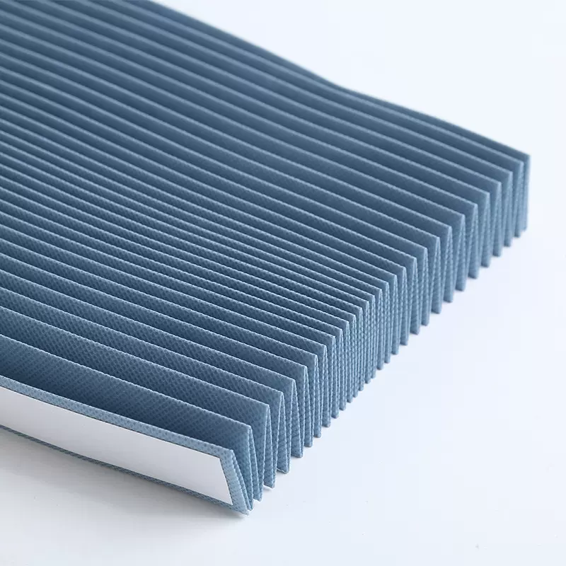 圆弧百褶帘 家用自粘全遮光百叶窗帘免打孔无纺布出租屋遮阳帘