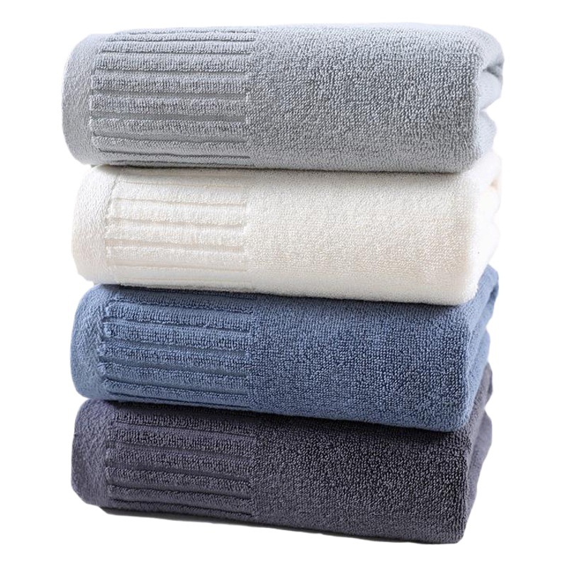 Tira vertical simple lavado de cara Toalla de algodón suave regalo de la empresa empleado bienestar Toalla de algodón Toalla de cara a rayas entrega de una sola pieza