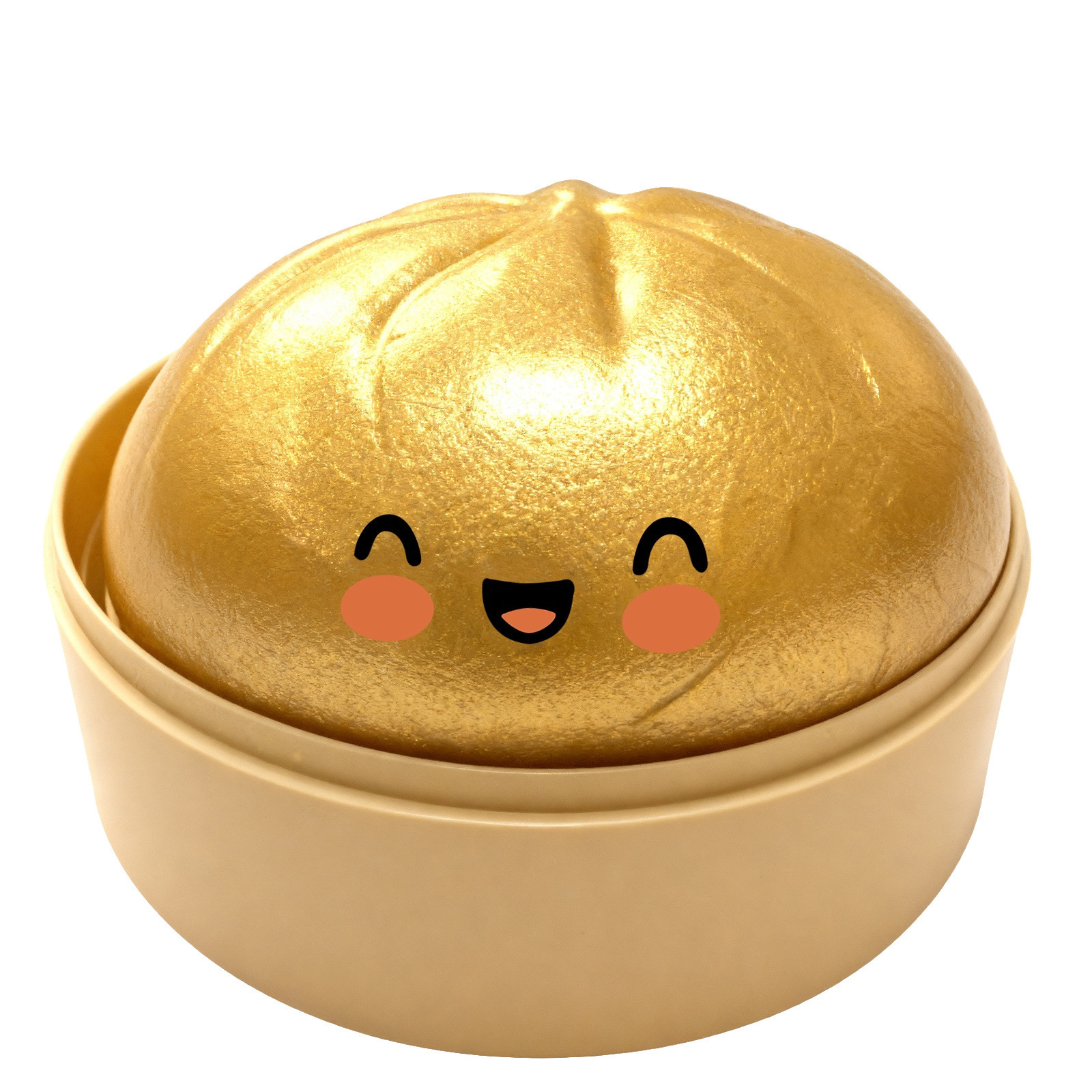 跨境 2026 New Glitter Dumpling Squishy，闪光包子慢回弹捏捏乐