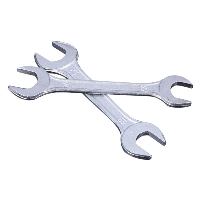 Llave galvanizada de alta resistencia forja manual cabeza muerta llave abierta doble llave móvil ahorro de mano de obra