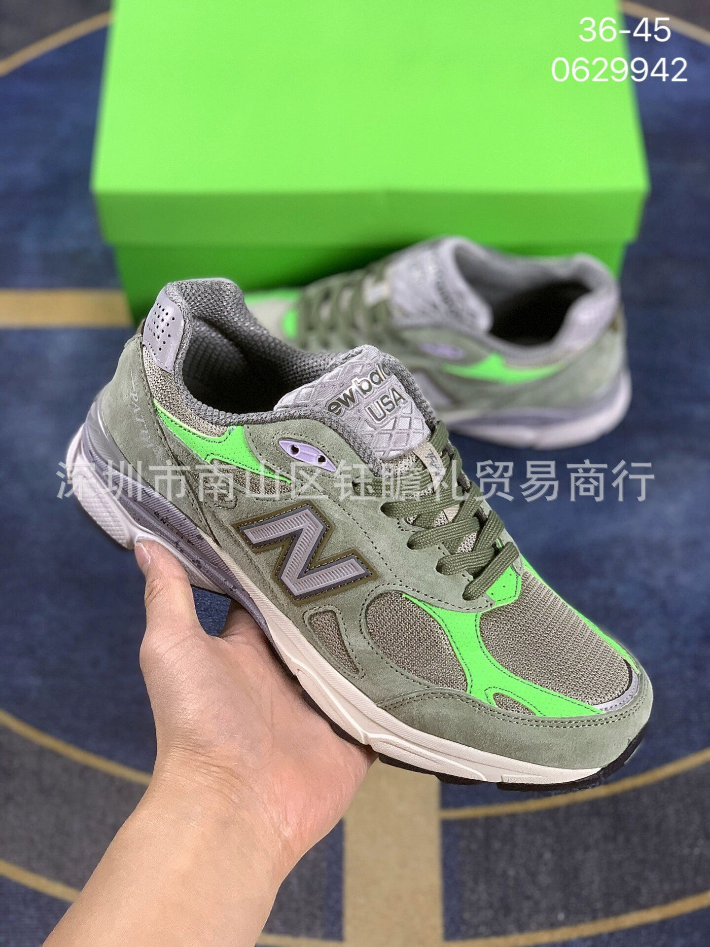 Кроссовки (New Balance) повседневные из сетки и замши, легкие, размеры 36–45