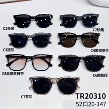 网红TR90超轻新时尚街头靓仔靓女爆款舒适美妆太阳镜G牌同款20310