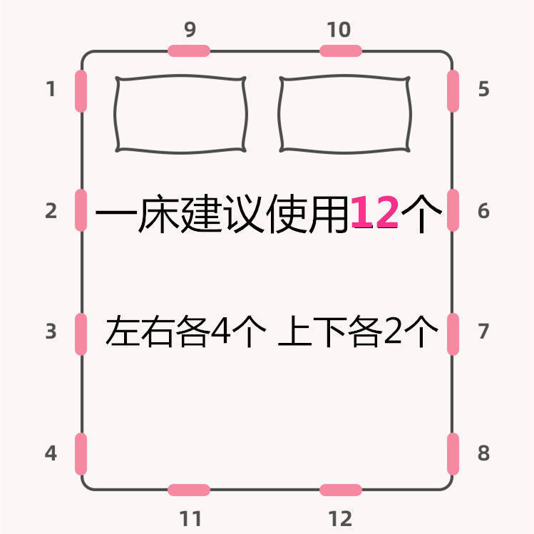家庭用シーツ固定器マットレスクリップ防走神器畳布団シングル滑り止め固定クリップ|undefined