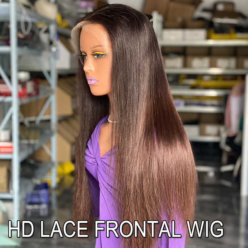 13x 4 HD lace frontal 200% bleached knot HD lace real hair humanhair