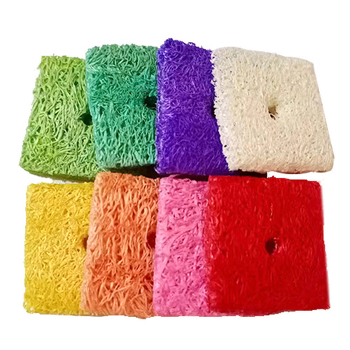 Cucumber Lattice Pet Supplies Hamster Chinchilla Rodent Pet Chew Toys for Teeth Cleaning and Digestion Square Biscuit