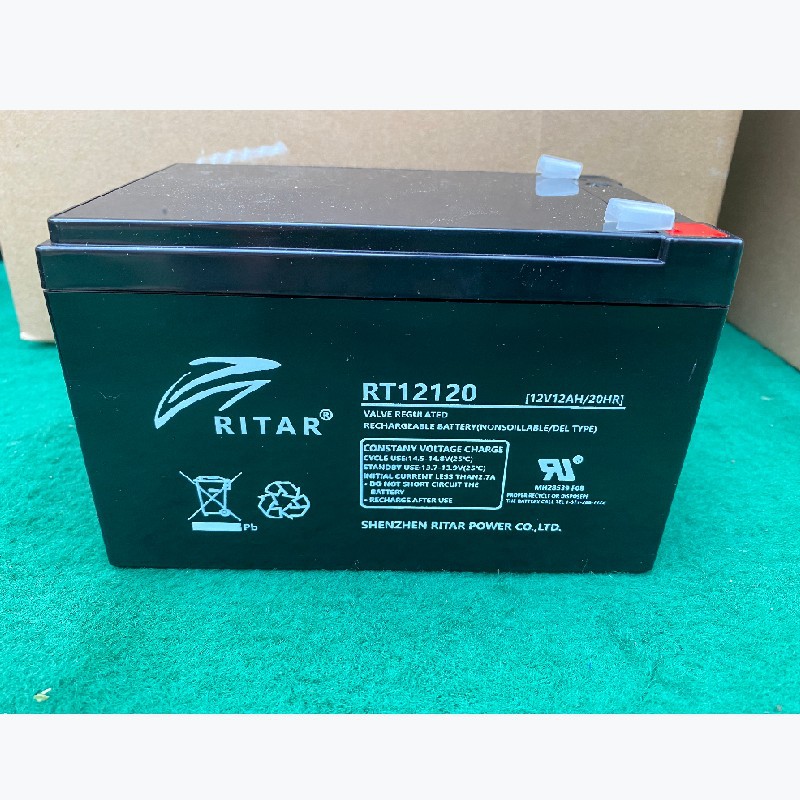 瑞达蓄电池RT12120 免维护12V12AH门禁 UPS电梯 消防设备质保一年