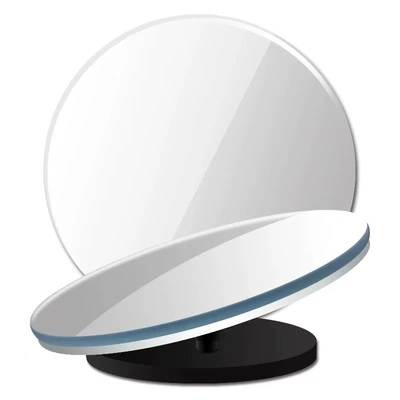 Car rearview mirror heart-shaped boreless Large field of view rear view auxiliary mirror - pair-of-round-mirrors