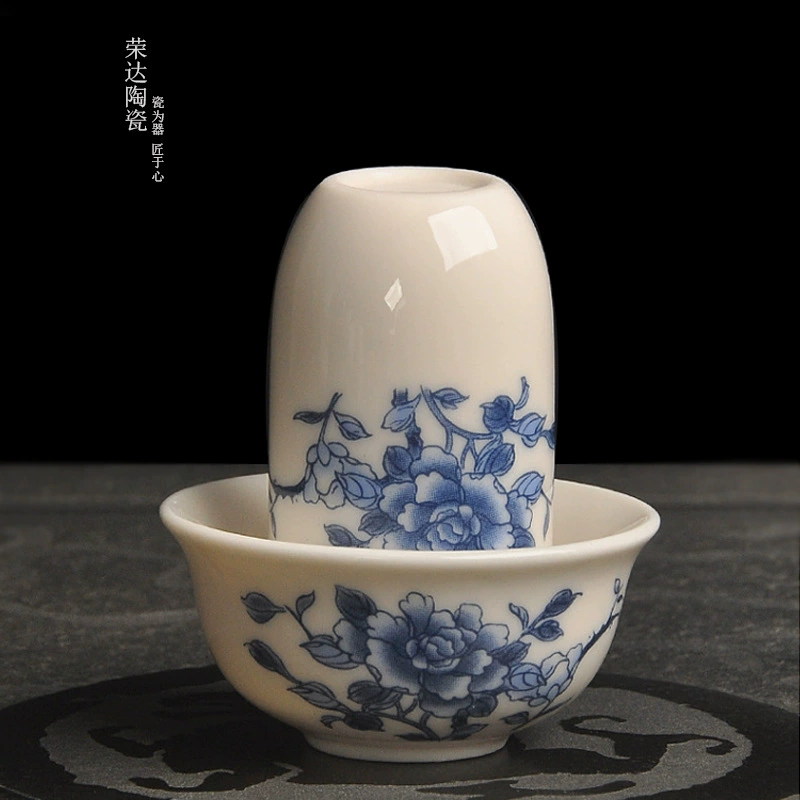 Нефритовая фарфоровая чашка с ароматом Чайная чашка Костюм Керамическая чайная чашка Чашка с ароматом Чайный набор Кунг-фу Чашка Мастер Чашка Может установить цвет