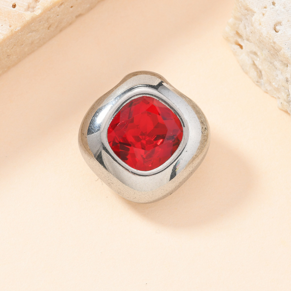 Joyas de acero inoxidable de estilo simple cuadrado redondeado accesorios de collar DIY accesorios